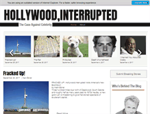 Tablet Screenshot of hollywoodinterrupted.com